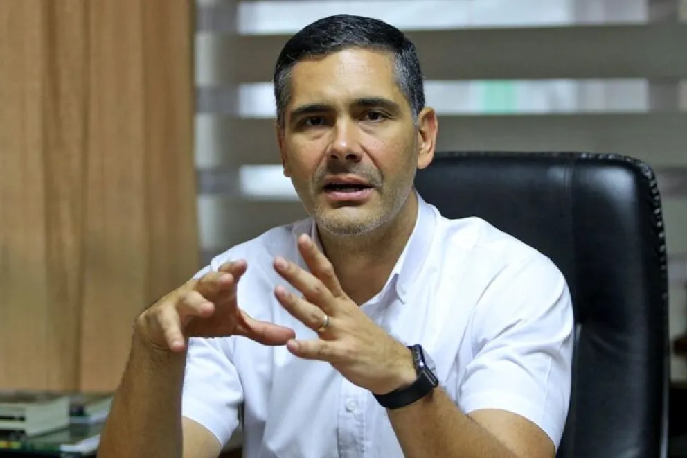 Óscar Mario Justiniano, presidente de la Federación de Empresarios Privados de Santa Cruz. Foto: EFE