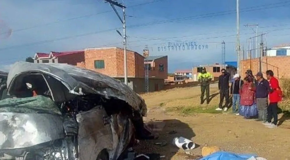 Una imagen del accidente. Foto: Go Communication Bo