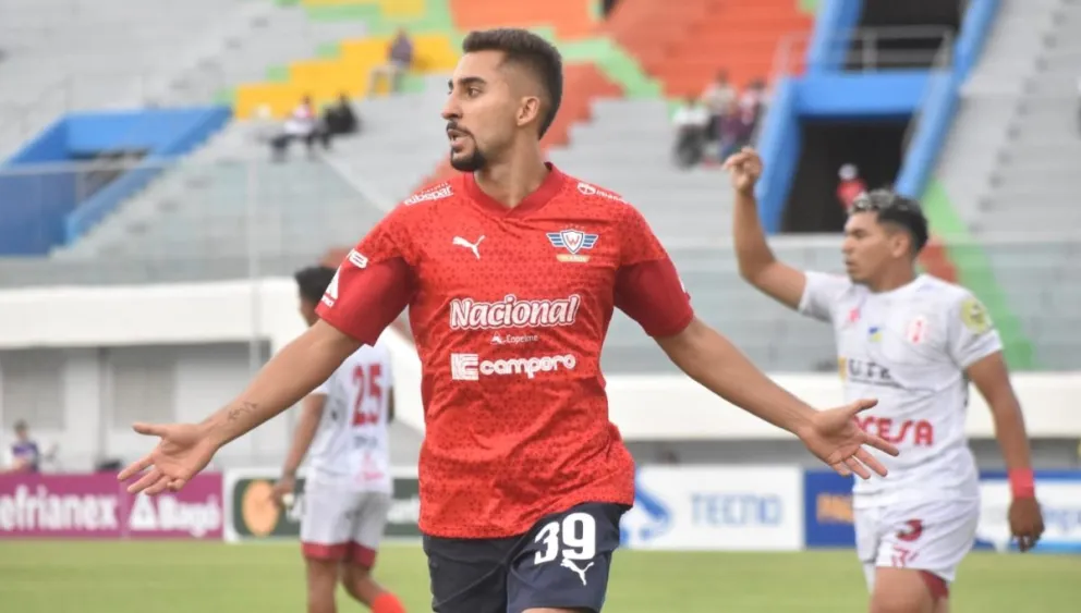 Martín Barrón anotó un doblete en el último partido del Clausura. Foto: APG,