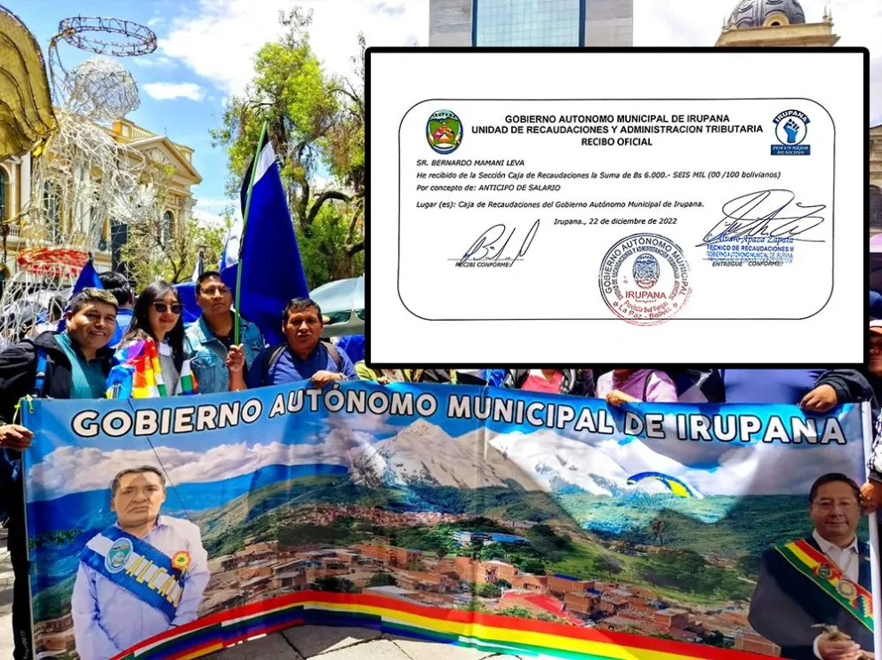 El alcalde de Irupana, Bernardo Mamani, es investigado en el caso de desvío del dinero de los impuestos de ese municipio. Foto: Visión 360