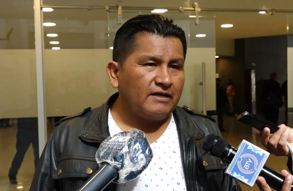 El diputado del MAS Juan JOsé Huanca Foto: Cámara de Diputados