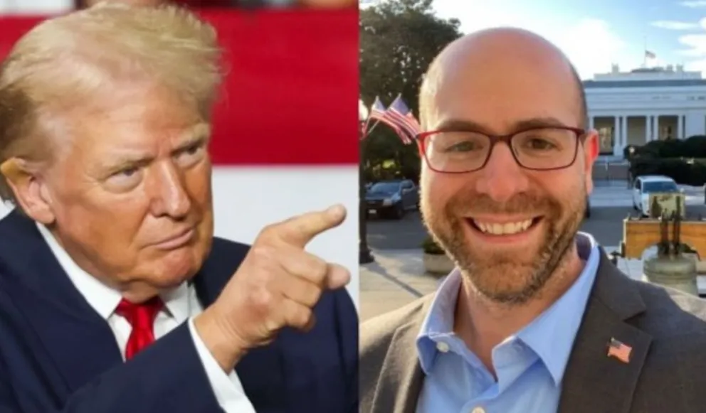 Donald Trump y Stephen Miran en imágenes de archivo. Foto: @CriptoGemas_R4H