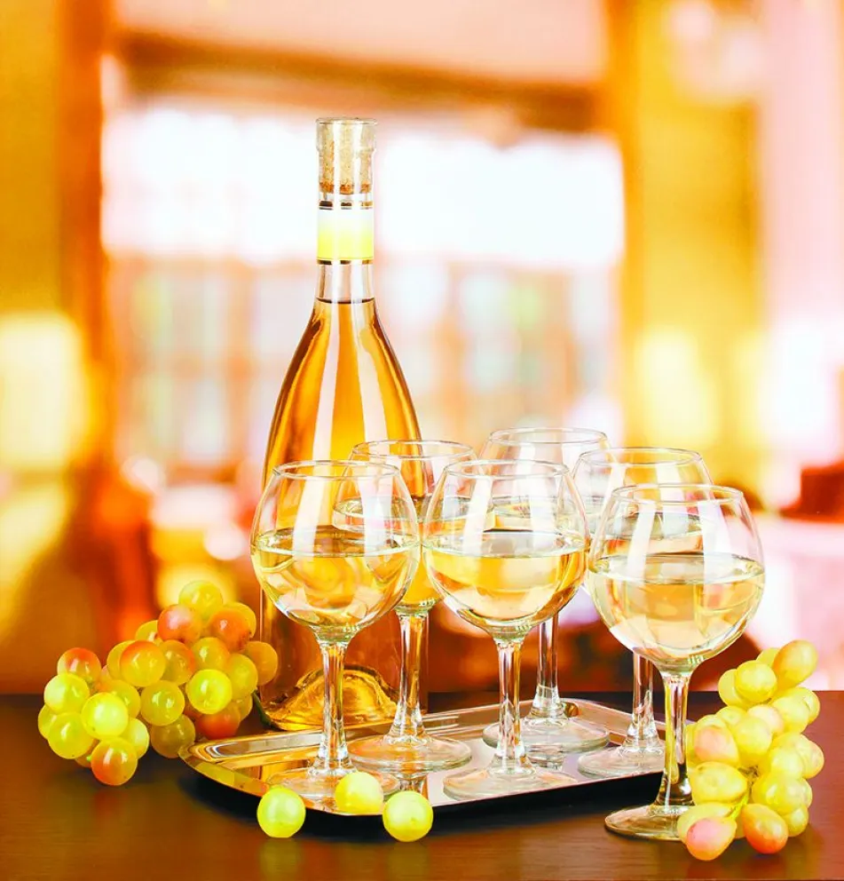 El champagne y las uvas para un buen año. FOTO: Internet