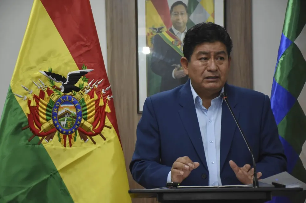 El ministro de Obras Públicas, Edgar Montaño, en una imagen de archivo. Foto: APG