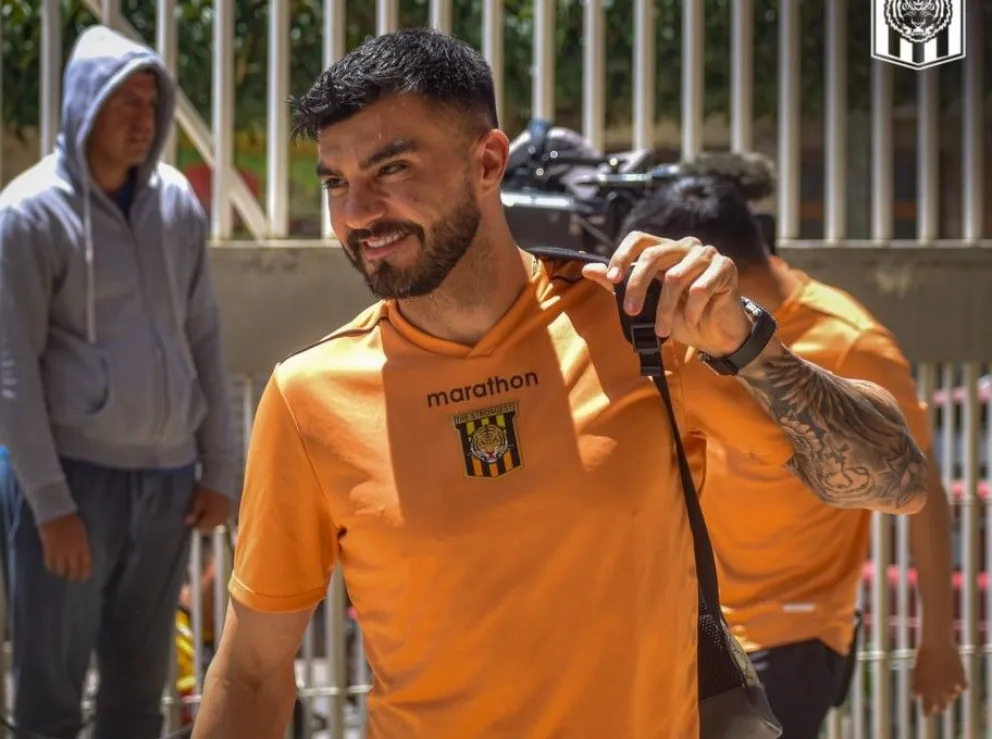 Enrique Triverio seguirá en el Tigre hasta la próxima temporada. Foto: club The Strongest