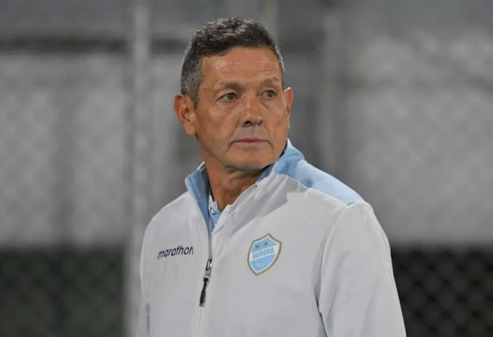 Mauricio Soria cuando dirigía a Aurora de Cochabamba. Foto: club Aurora