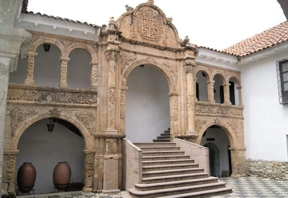 El interior del museo conserva también una construcción patrimonial. Foto: Musef
