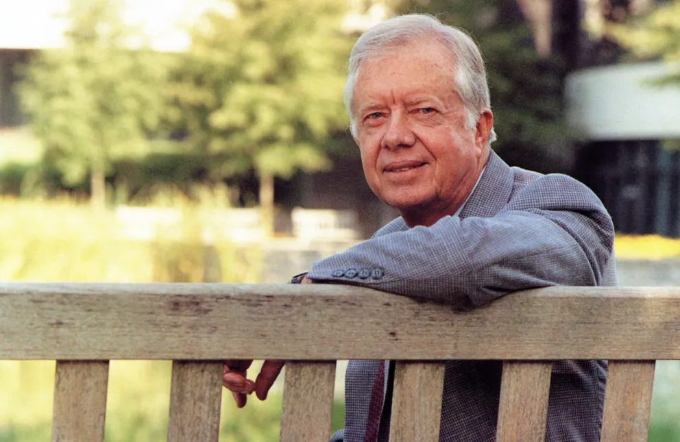 Jimmy Carter, expresidente de EEUU, en una fotografía de archivo. Foto: EFE