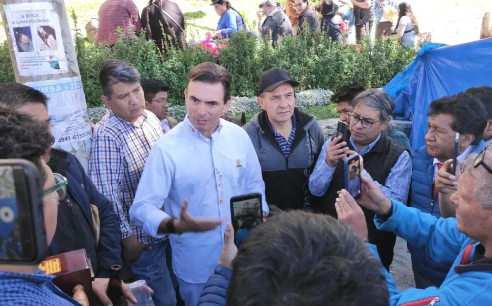 El senador Paz, líder de Primero la Gente. Foto: Prensa Rodrigo Paz 
