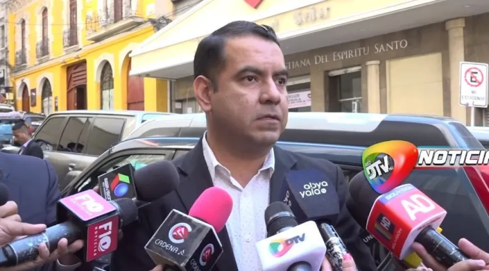 El vicepresidente del TSE, Francisco Vargas, en su diálogo con la prensa este lunes. Foto: Captura de video