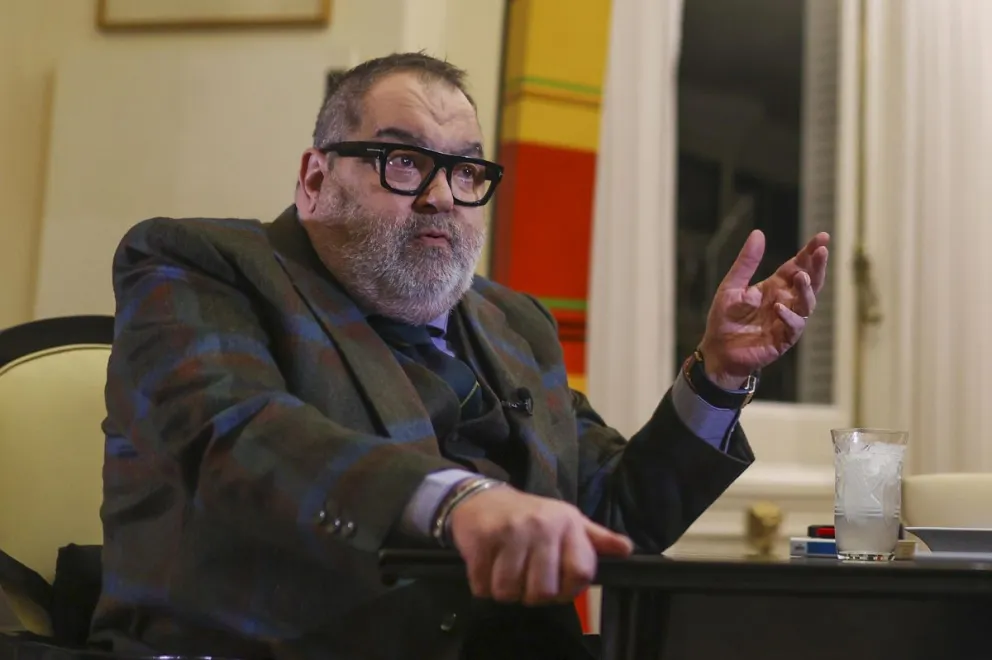 Fotografía de archivo del periodista argentino Jorge Lanata durante una entrevista con EFE, en Buenos Aires (Argentina). Foto: EFE