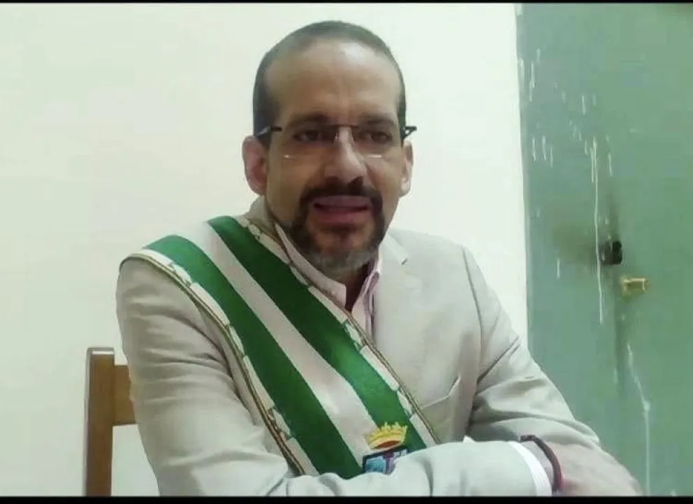 Fernando Camacho, en una audiencia virtual. Foto: RRSS del Gobernador 