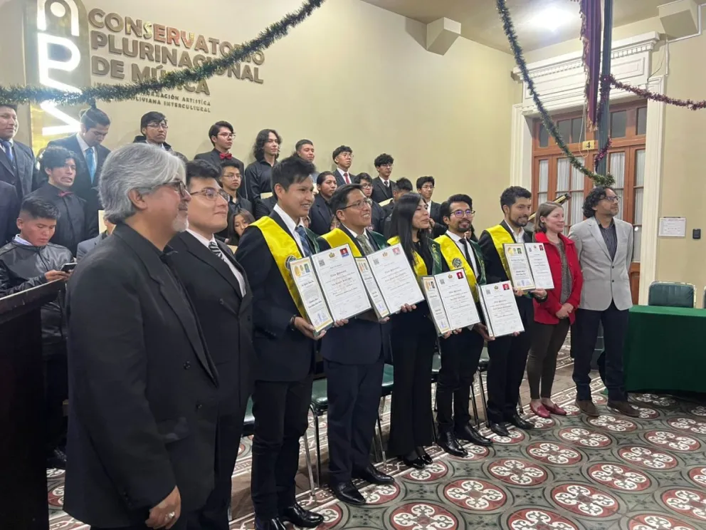 Uno de los eventos en el Conservatorio Plurinacional de Música. Foto: Facebook Coplumu
