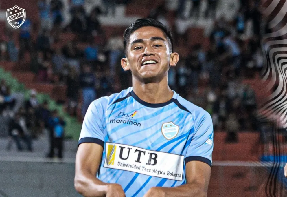 El futbolista del cuadro cochabambino Gabriel Montaño. Foto: Club Aurora.