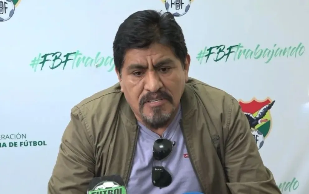 Limbert Cardozo, presidente de la Comisión Electoral de la Federación Boliviana de Fútbol. Foto: Sports 360