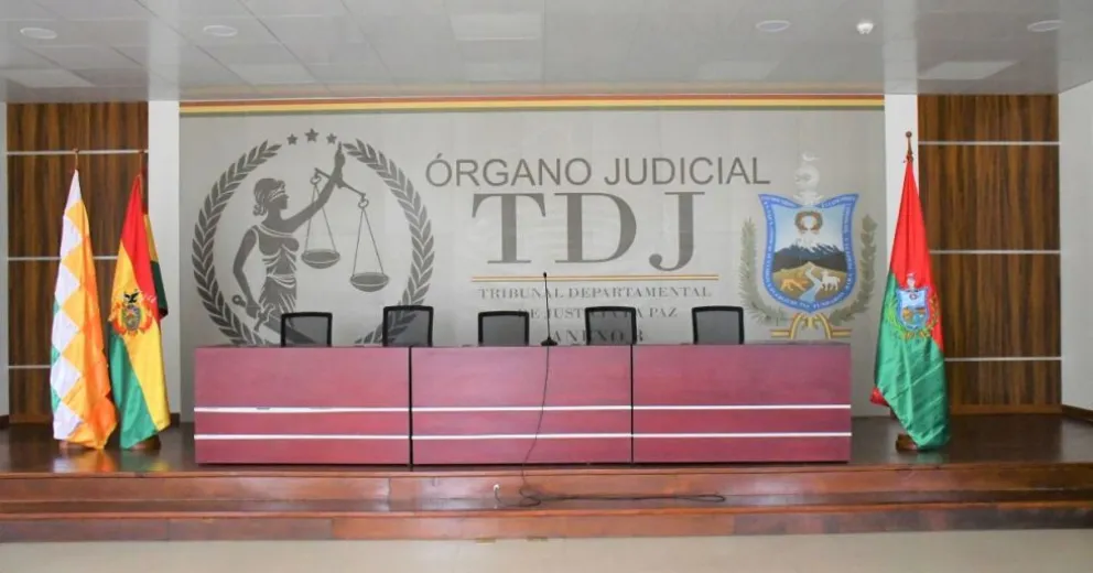 Instalaciones del Tribunal Departamental de Justicia de La Paz. Foto: Correo del Sur