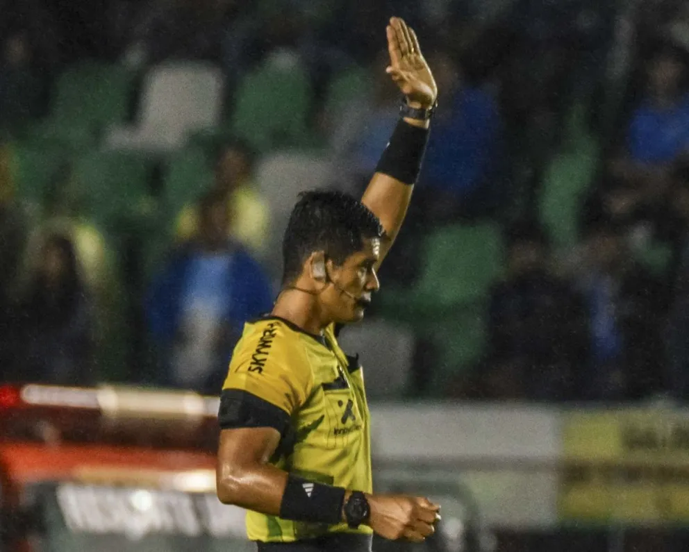 Un árbitro de la División Profesional en la temporada 2024. Foto: APG.