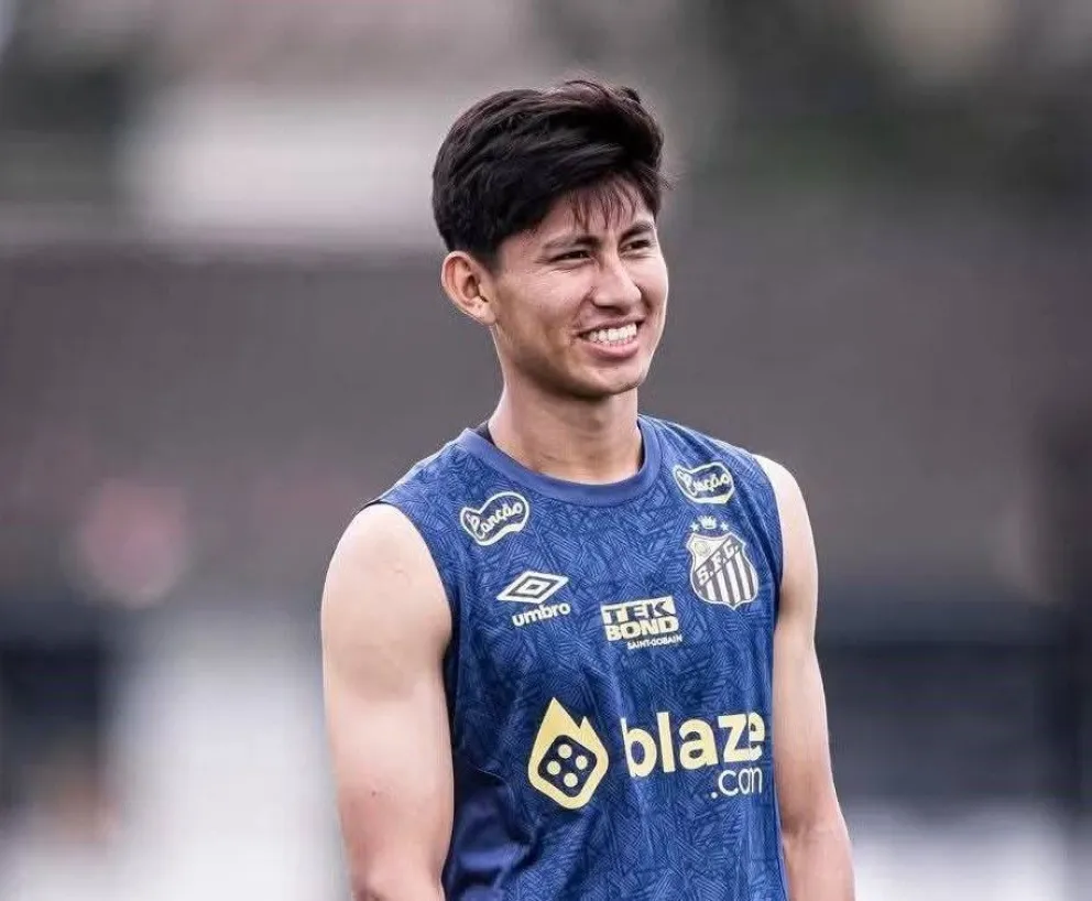 Santos tiene en su primer plantel a Miguel Terceros. Foto: Santos FC