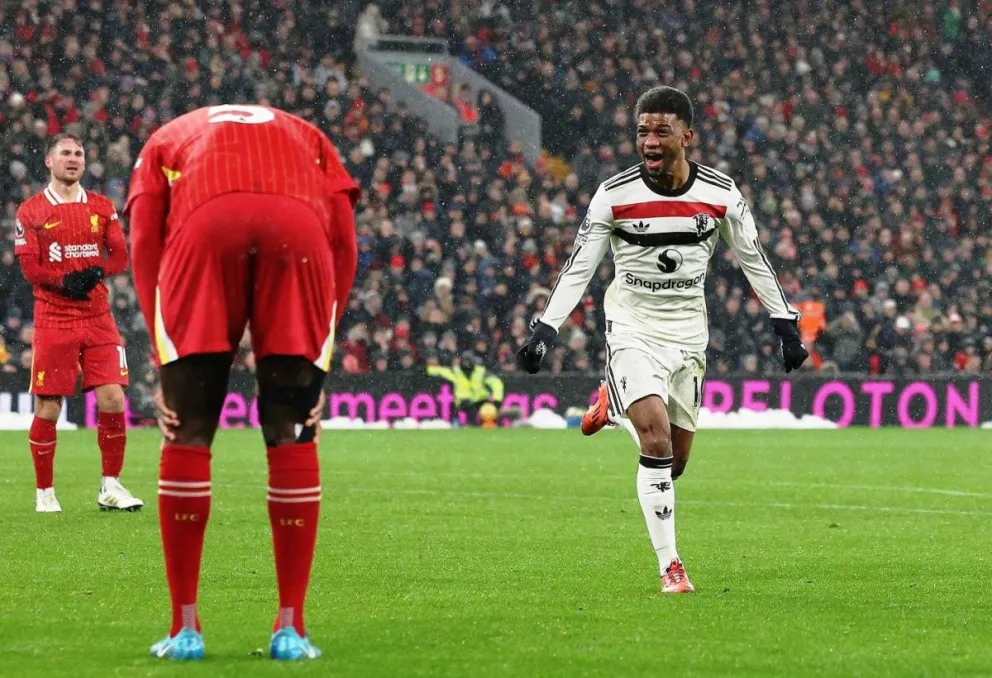 El empate conseguido por el Manchester United. Foto: EFE