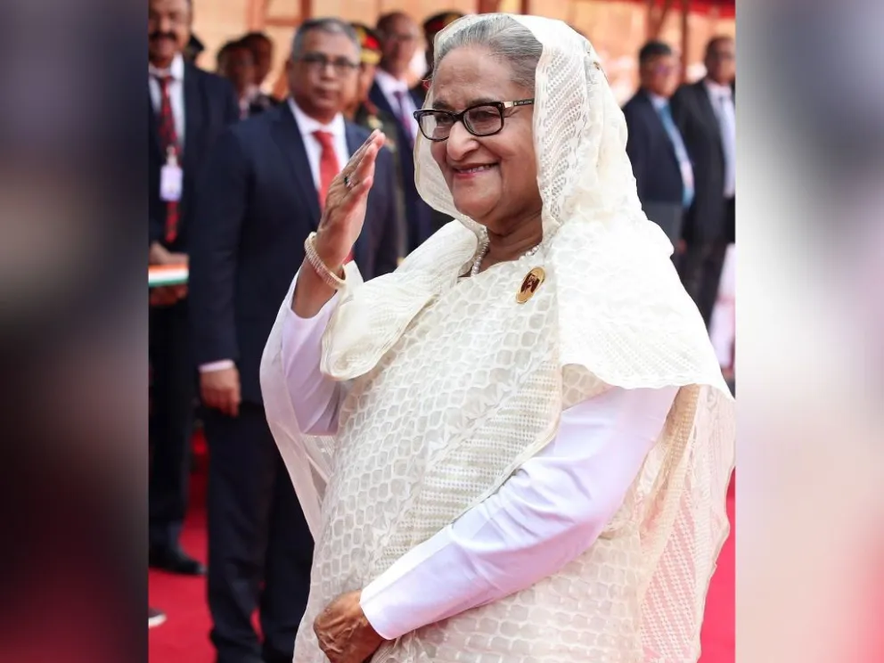 La ex primera ministra de Bangladés, Sheikh Hasina. Foto: EFE