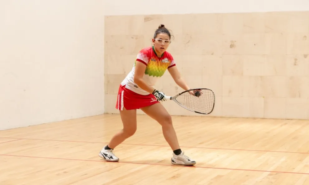 La boliviana Angélica Barrios en un anterior torneo. Foto: IRF.