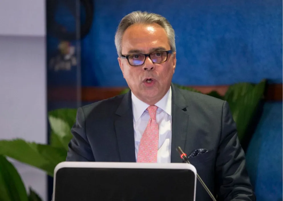 El jurista y académico argentino Daniel Zovatto en un foro Santo Domingo, el 16 de enero de 2018. Foto: EFE