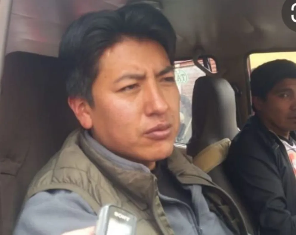 Marco Pumari, exlíder cívico de Potosi, procesado por el caso Golpe I. Foto: ABI