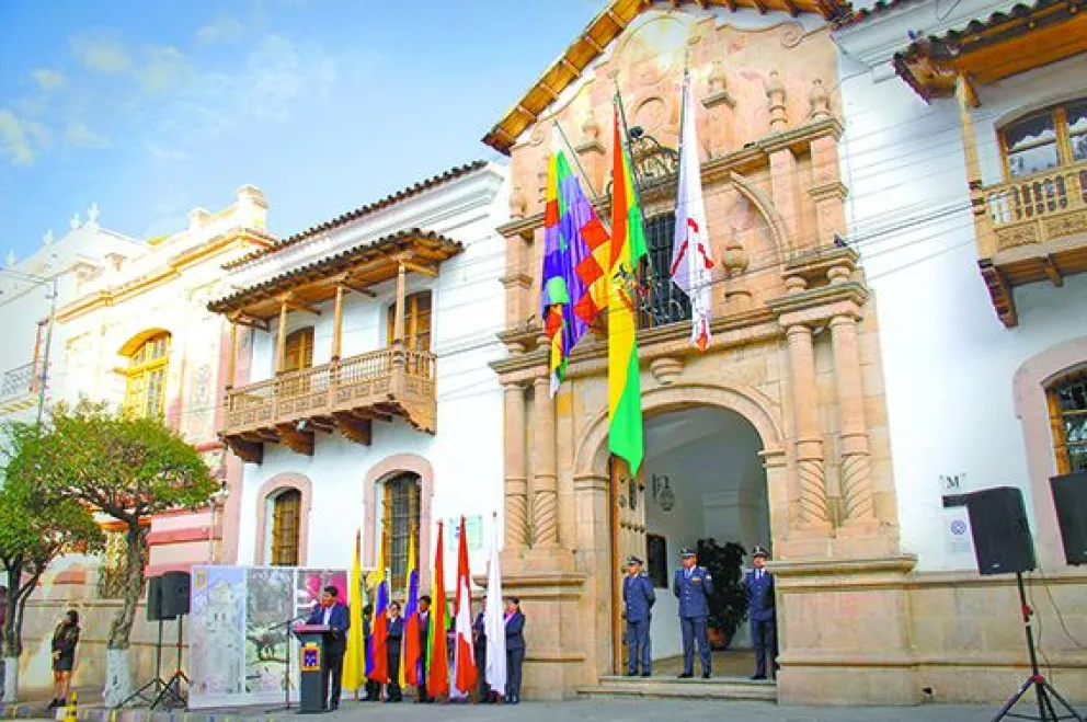 Actos de despedida del año 2024, los primeros de la agenda de festejos. FOTO: ABI