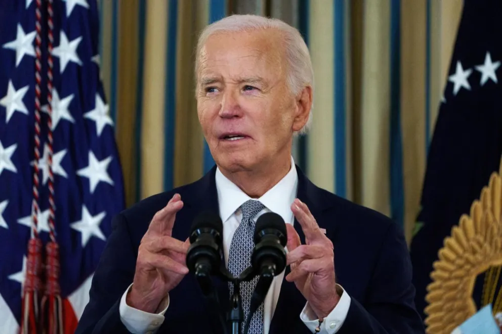 Fotografía del 2 de enero de 2024 del presidente de EE.UU., Joe Biden. Foto: EFE