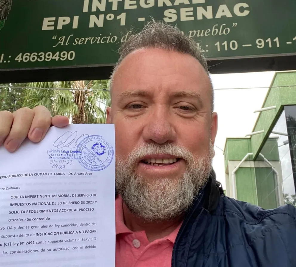 El periodista fue acusado por instigación a no pagar tributos, en enero de 2023. Foto: Virginio Lema Trigo (Facebook)