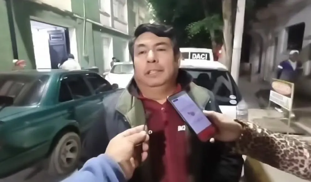 El periodista que denunció el abuso policial. Foto: ANP
