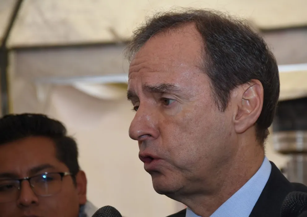 Tuto Quiroga en una imagen del pasado 3 de enero. Foto: APG