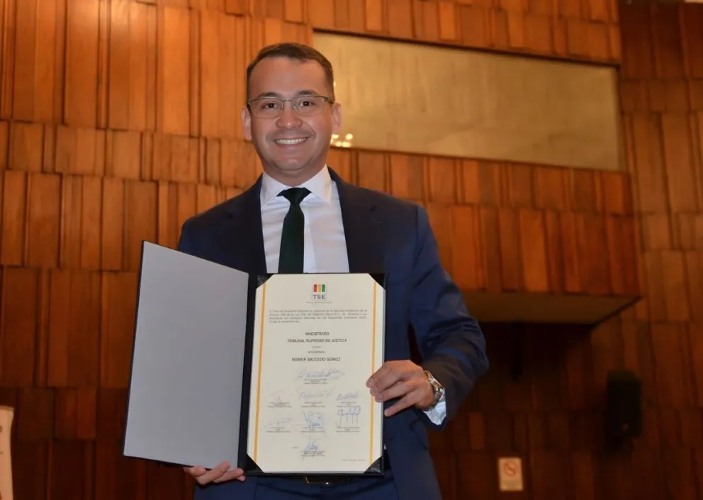 El cruceño Romer Saucedo, quien preside el TSJ. Foto: ABI (archivo)