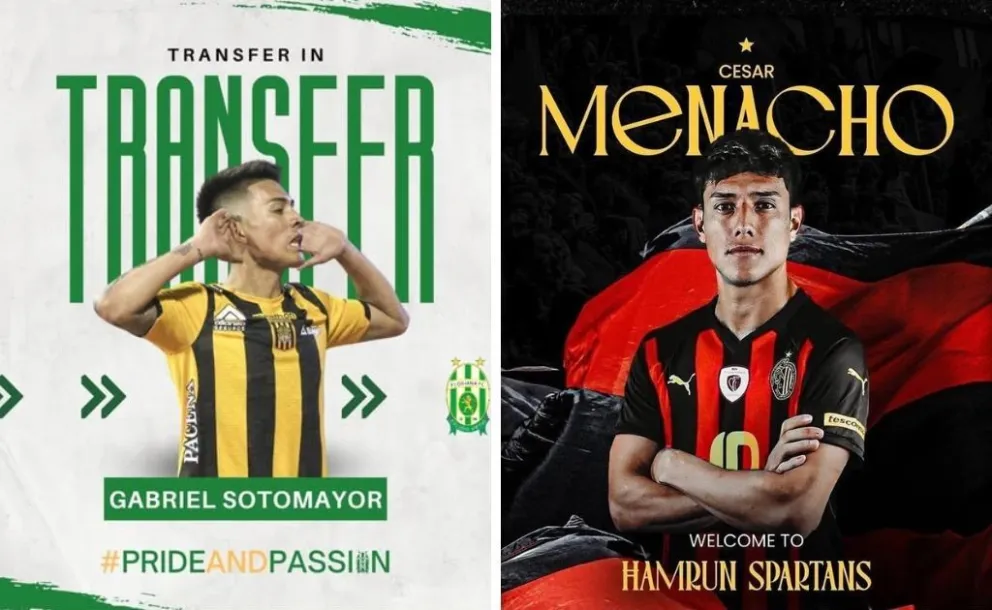 Así anunciaron los clubes de Malta la llegada de los futbolistas bolivianos.