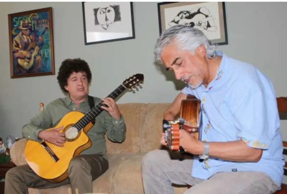 Manuel Monrroy Chazarreta y Willy Claure. Foto: ABI 