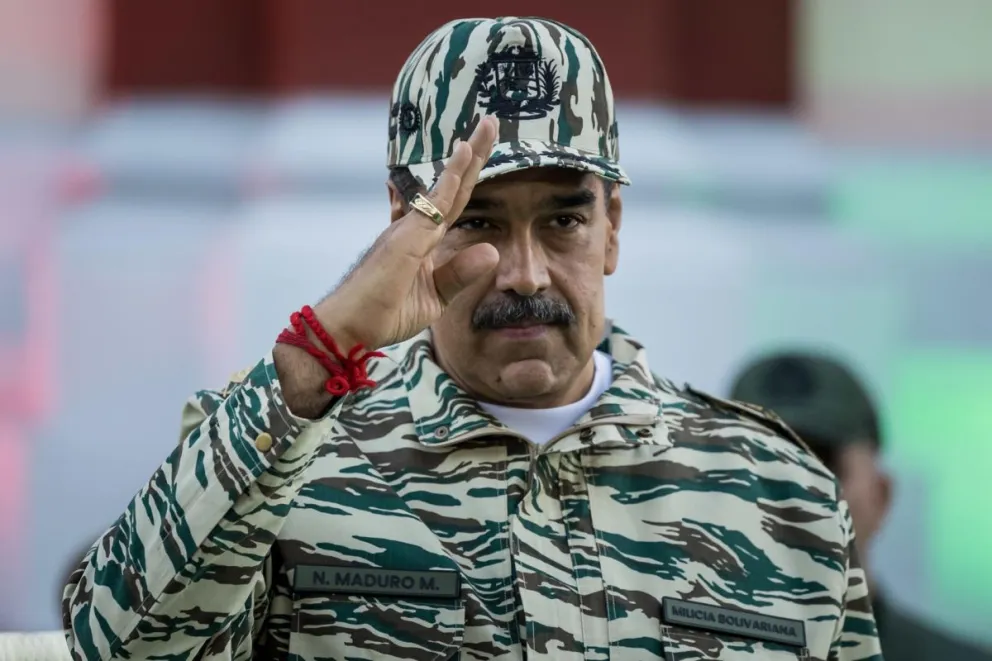 Nicolás Maduro participa durante un acto este martes en Caracas. Foto: EFE