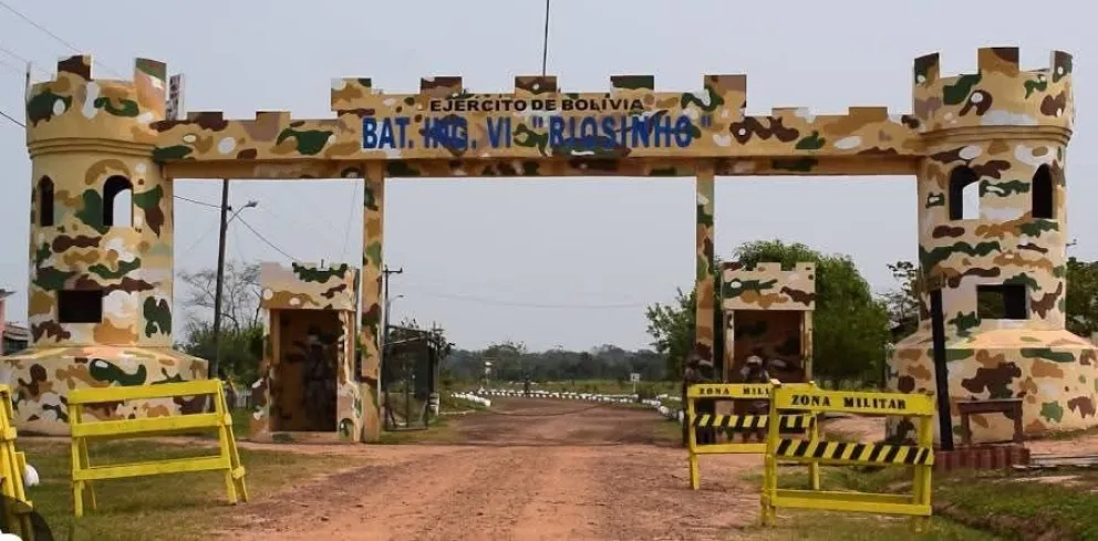 Cuartel del Ejército en Pando, donde se cometió la agresión sexual contra la oficial. Foto: Kike Navala Periodista