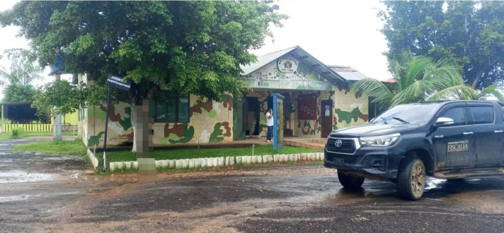 La Fiscalía realizó un operativo en la unidad militar donde ocurrió la violación, en Cobija. Foto: Ministerio Público