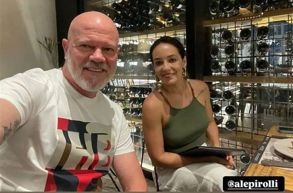 Antonio Carlos Zago en Santa Cruz. El técnico publicó la fotografía en su cuenta de Instagram. 