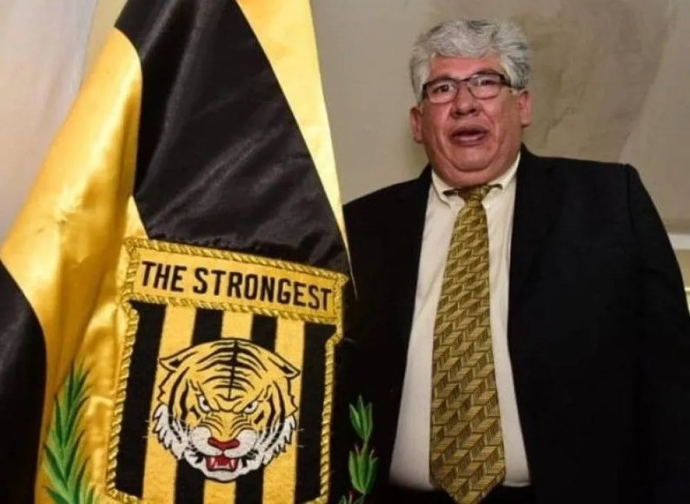 Ronald Crespo es reconocido como presidente de The Strongest. Foto: Archivo.