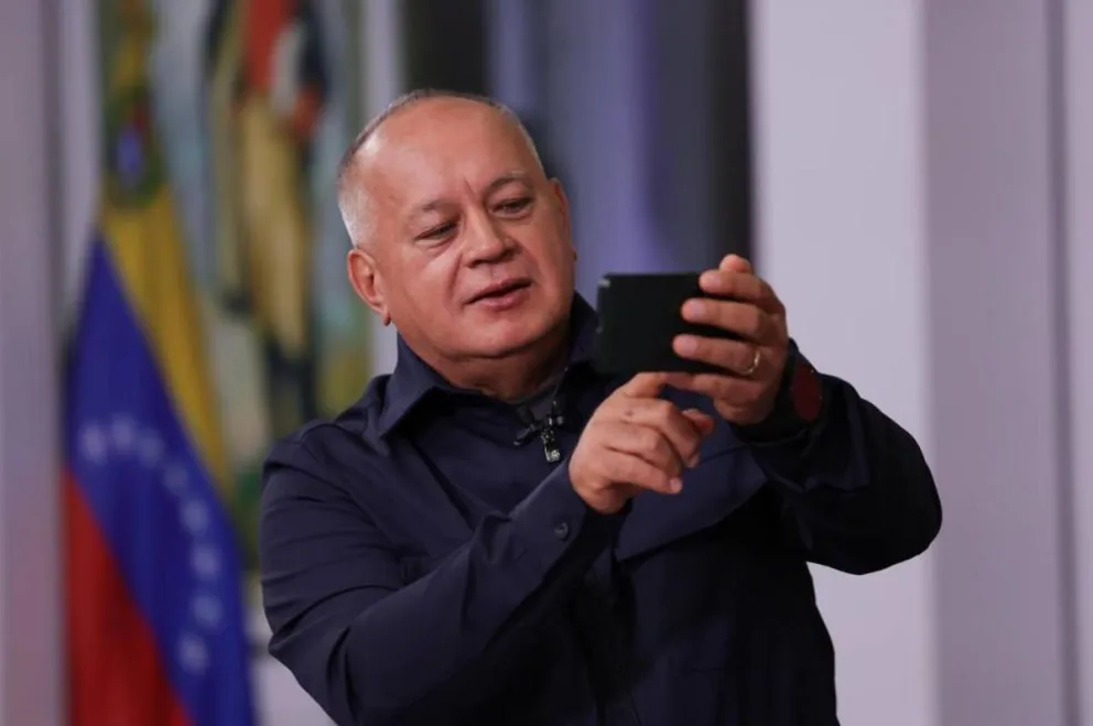 Diosdado Cabello, ministro del Interior y uno de los principales aliados de Nicolás Maduro.