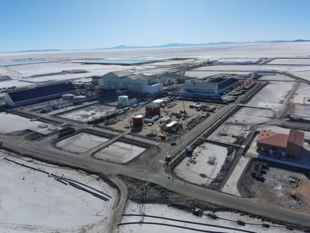 Planta Industrial Carbonato de Litio. Foto: MHE