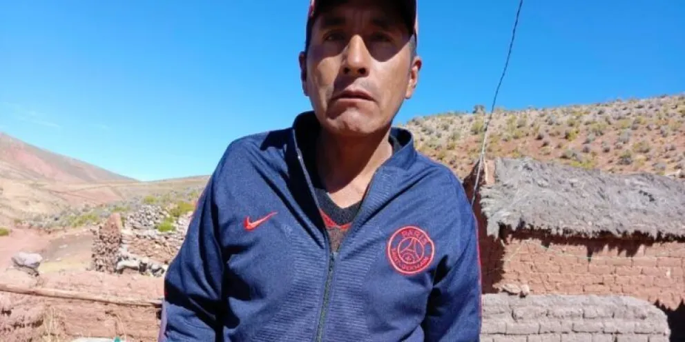 Valentín Colque, el comunario que demandó a la AJAM en Oruro. Foto: ANA
