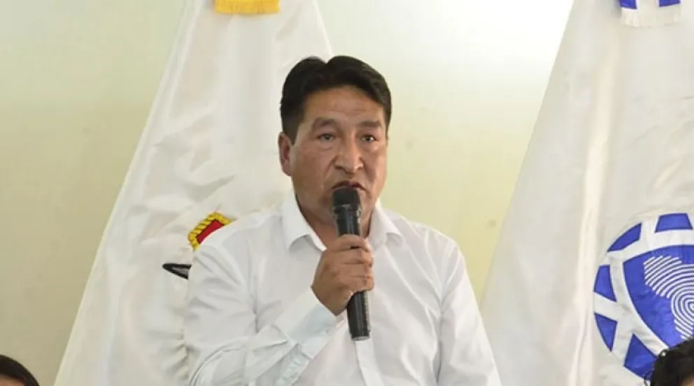 Edwin Callapino, vicepresiidente de la entidad federativa. Foto: FBF