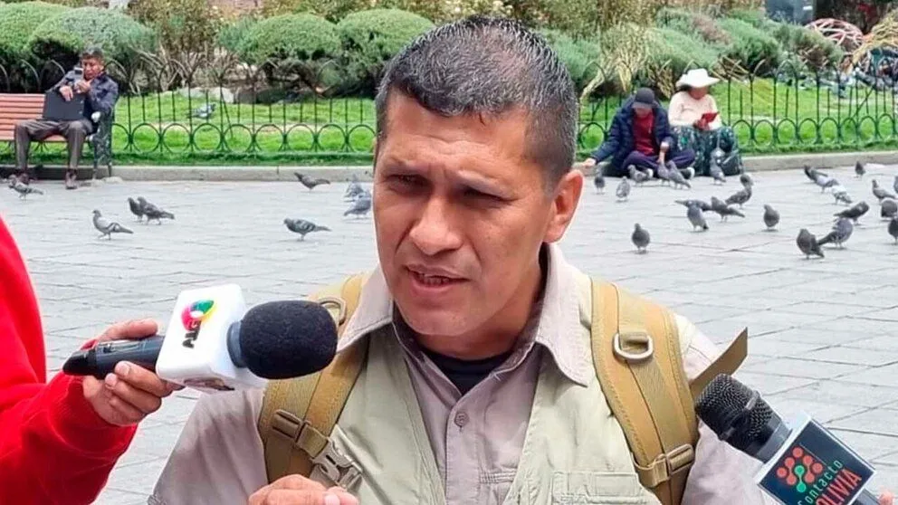 El guardaparque Marcos Uzquiano. Foto: Erbol