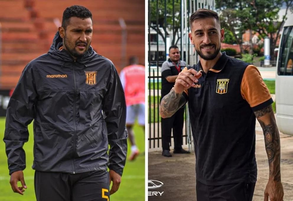 Adrián Jusino (izq.) y Luciano Ursino seguirán en The Strongest en la gestión 2025.