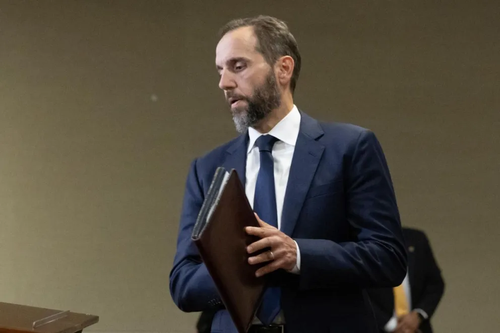 Imagen de archivo del fiscal especial de EEUU Jack Smith, quien renunció. Foto: EFE