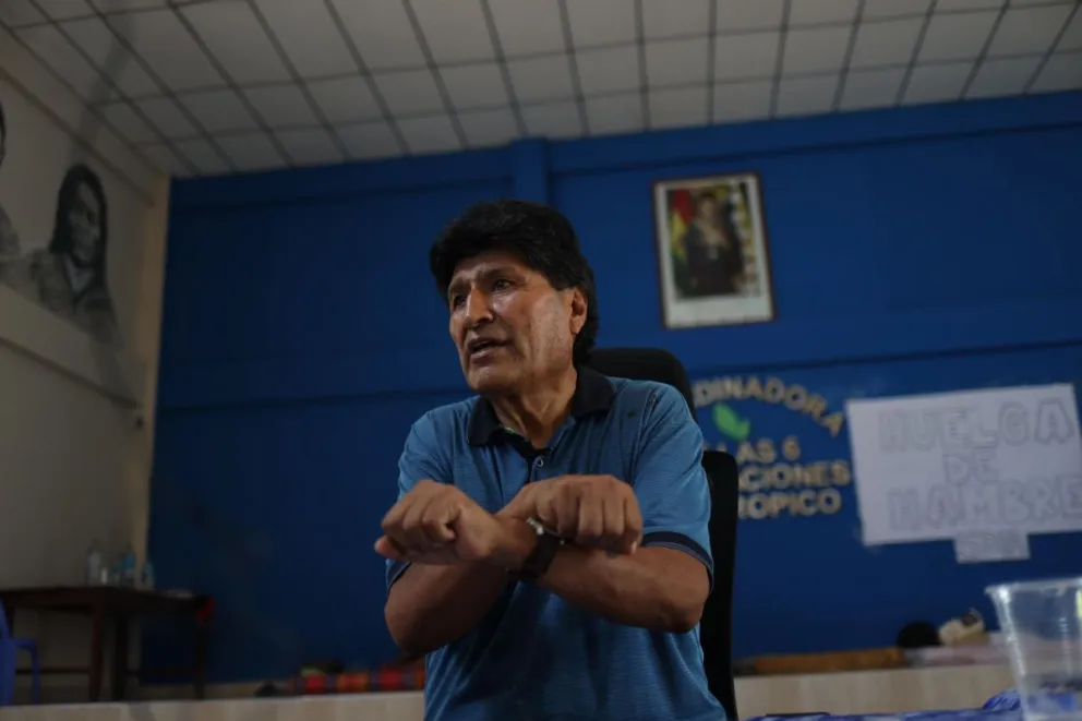 Imagen de archivo del expresidente de Bolivia Evo Morales. Foto: EFE