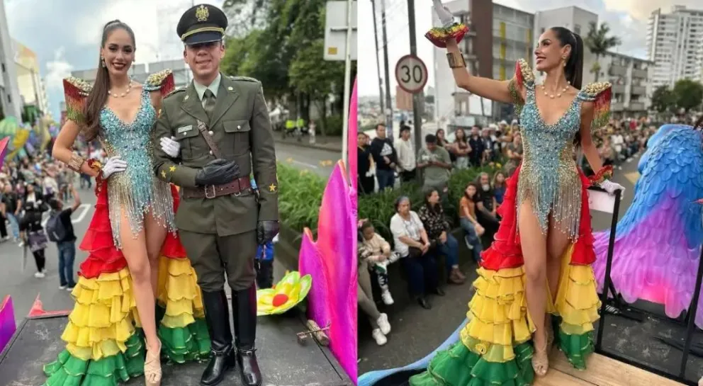 Fabiane Valdivia. Foto: Facebook Reinado Internacional Del Café Feria de Manizales