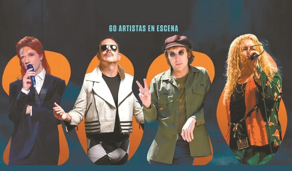 Los artistas, en escena. Foto: Organización del recital